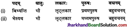 JAC Class 10 Sanskrit व्याकरणम् धातुरूप-प्रकरणम् 23