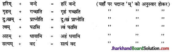 JAC Class 10 Sanskrit व्याकरणम् सन्धिकार्यम् 2