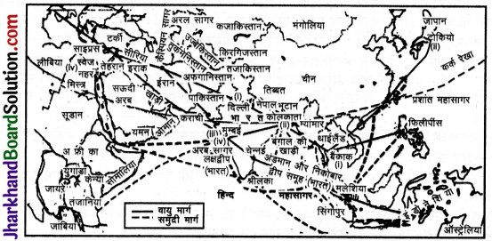 JAC Class 9 Social Science Important Questions Geography Chapter 1 भारत-आकार वे स्थिति 2