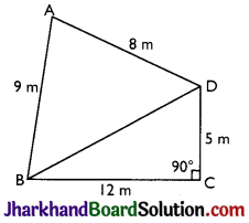 JAC Class 9 Maths Solutions Chapter 12 Heron’s Formula Ex 12.2 - 1