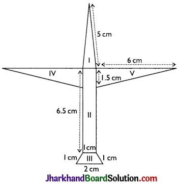 JAC Class 9 Maths Solutions Chapter 12 Heron’s Formula Ex 12.2 - 3