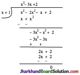 JAC Class 9 Maths Solutions Chapter 2 Polynomials Ex 2.4 - 1