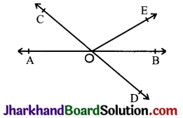 JAC Class 9 Maths Solutions Chapter 6 Lines and Angles Ex 6.1 - 1