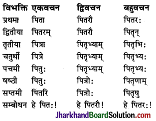 JAC Class 9 Sanskrit व्याकरणम् संज्ञा-शब्दरूप-प्रकरणम् 5