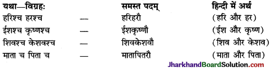 JAC Class 9 Sanskrit व्याकरणम् समास प्रकरणम् 17