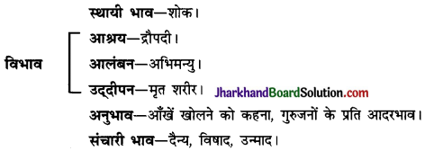 JAC Class 10 Hindi व्याकरण रस 12
