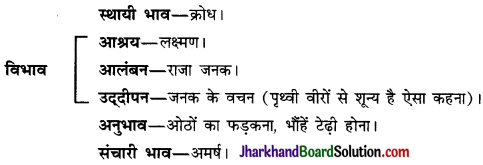 JAC Class 10 Hindi व्याकरण रस 14