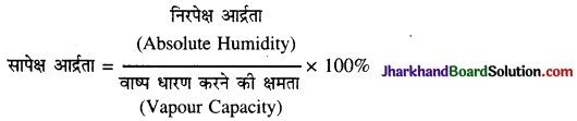 JAC Class 11 Geography Important Questions Chapter 11 वायुमंडल में जल  3