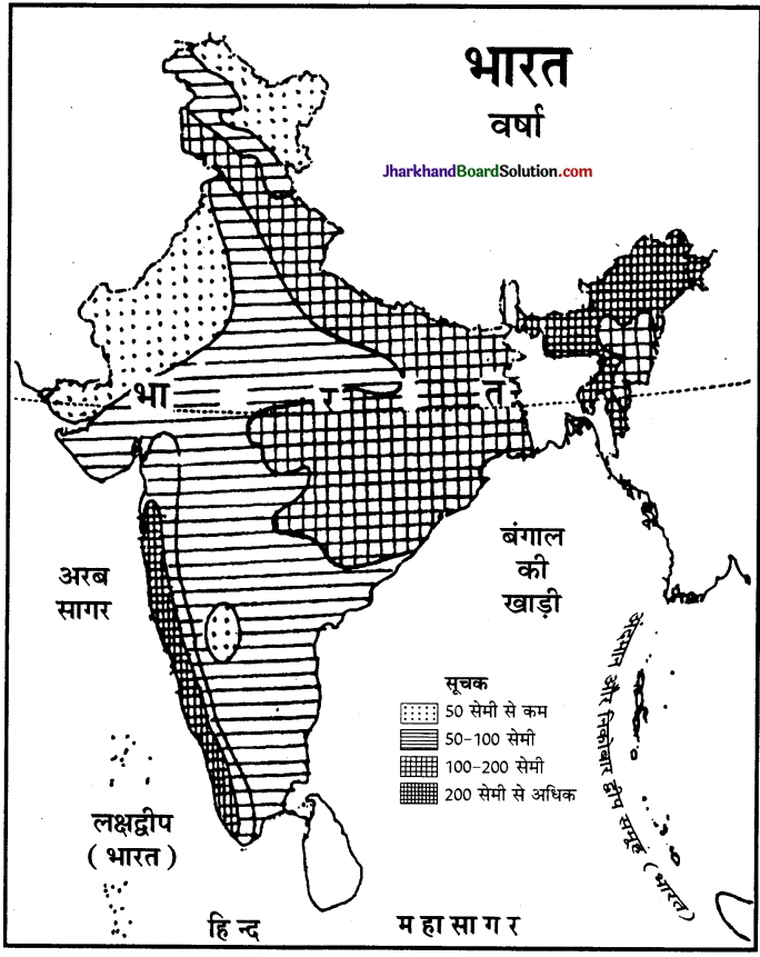 JAC Class 11 Geography Important Questions Chapter 4 जलवायु  5
