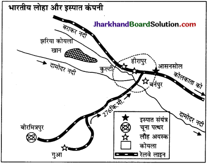 JAC Class 12 Geography Important Questions Chapter 8 निर्माण उद्योग - 2