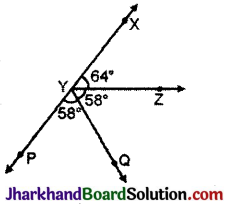 JAC Class 9 Maths Solutions Chapter 6 रेखाएँ और कोण Ex 6.1 6