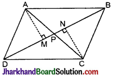 JAC Class 9 Maths Solutions Chapter 9 समान्तर चतुर्भुज और त्रिभुजों के क्षेत्रफल Ex 9.4 12