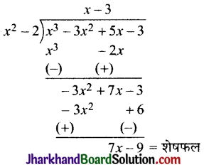 JAC Class 10 Maths Solutions Chapter 2 बहुपद Ex 2.3 2