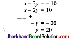 JAC Class 10 Maths Solutions Chapter 3 दो चरों वाले रैखिक समीकरण युग्म Ex 3.4 9