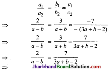 JAC Class 10 Maths Solutions Chapter 3 दो चरों वाले रैखिक समीकरण युग्म Ex 3.5 7
