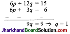 JAC Class 10 Maths Solutions Chapter 3 दो चरों वाले रैखिक समीकरण युग्म Ex 3.6 14
