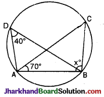 JAC Class 9 Maths Important Questions Chapter 10 वृत्त - 5