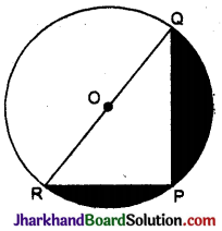 JAC Class 10 Maths Solutions Chapter 12 वृतों से संबंधित क्षेत्रफल Ex 12.3 - 1