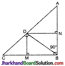JAC Class 10 Maths Solutions Chapter 6 त्रिभुज Ex 6.6 3