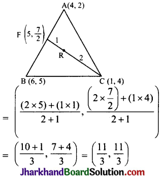 JAC Class 10 Maths Solutions Chapter 7 निर्देशांक ज्यामिति Ex 7.4 13