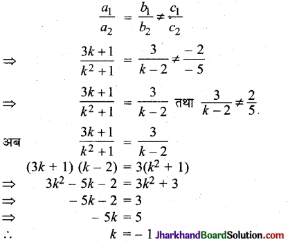JAC Class 10 Maths Important Questions Chapter 3 दो चरों वाले रखिक समीकरण का युग्म - 2
