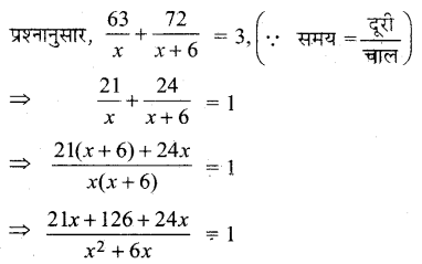 JAC Class 10 Maths Important Questions Chapter 4 द्विघात समीकरण - 1
