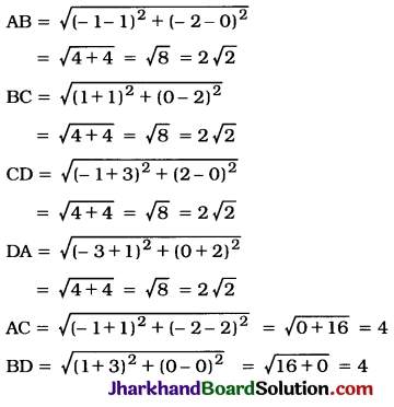 JAC Class 10 Maths Solutions Chapter 7 Coordinate Geometry Ex 7.1 - 5