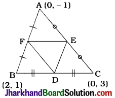 JAC Class 10 Maths Solutions Chapter 7 Coordinate Geometry Ex 7.3 - 1