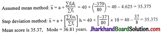 JAC Class 10 Maths Solutions Chapter 14 Statistics Ex 14.2 3