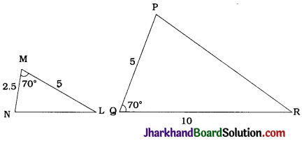 JAC Class 10 Maths Solutions Chapter 6 Triangles Ex 6.3 - 4