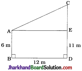 JAC Class 10 Maths Solutions Chapter 6 Triangles Ex 6.5 - 11