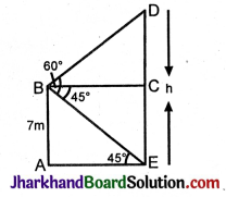 JAC Class 10 Maths Solutions Chapter 9 Some Applications of Trigonometry Ex 9.1 - 17