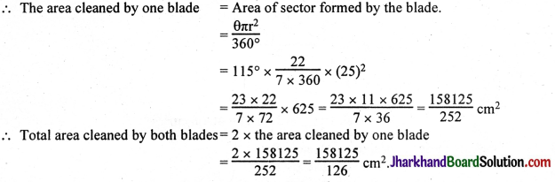 JAC Class 10 Maths Solutions Chapter 12 Areas Related to Circles Ex 12.2 - 13