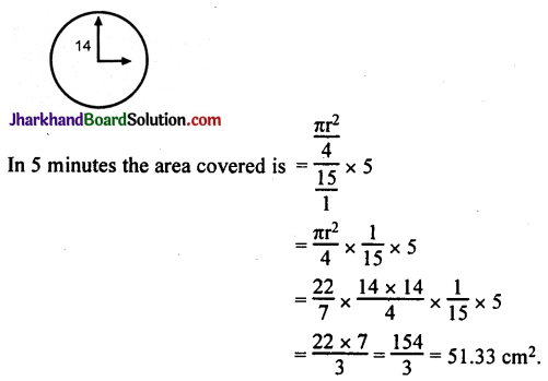 JAC Class 10 Maths Solutions Chapter 12 Areas Related to Circles Ex 12.2 - 3